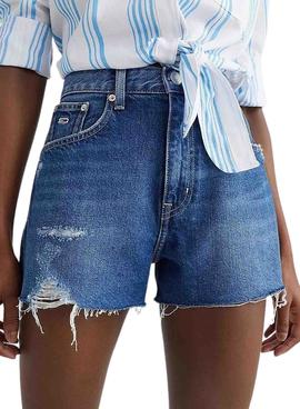 Short Vaquero Tommy Jeans Hotpant Azul para Mujer