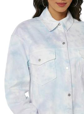 Camisa Vaquera Only Cairo Tie Dye Multi Mujer