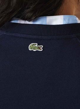 Sudadera Lacoste SF7072 Marino para Mujer