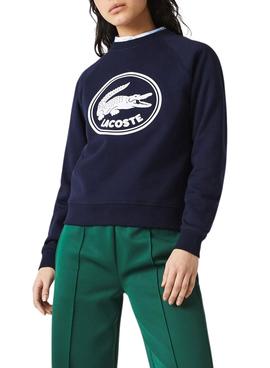 Sudadera Lacoste SF7072 Marino para Mujer