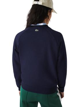 Sudadera Lacoste SF7072 Marino para Mujer