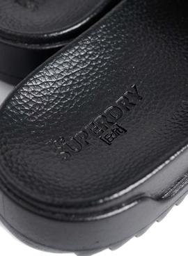 Chanclas Superdry Chunky Negras Para Mujer