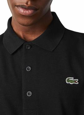 Polo Lacoste Otoman Negro para Hombre