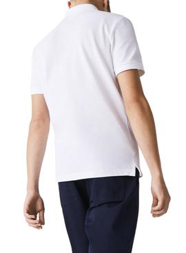 Polo Lacoste Basico Slim Fit Blanco para Hombre