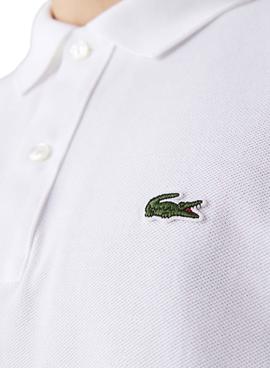 Polo Lacoste Basico Slim Fit Blanco para Hombre