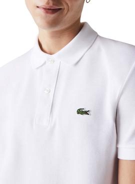 Polo Lacoste Basico Slim Fit Blanco para Hombre