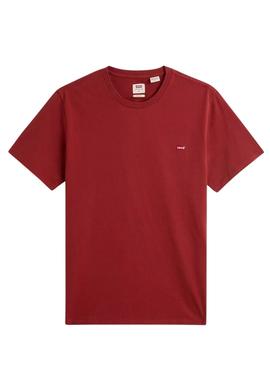 Camiseta Levis SS Original HM Roja Para Hombre