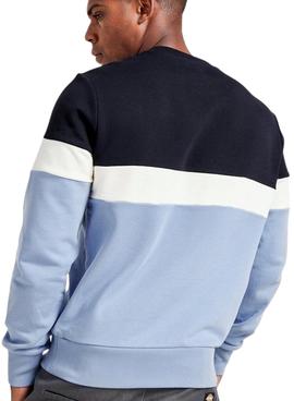 Sudadera Fred Perry Bloques De Color Azul Hombre