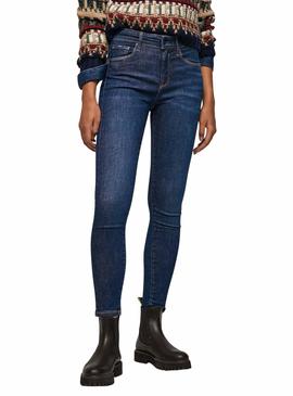 Pantalón Vaquero Pepe Jeans Zoe Azul Para Mujer