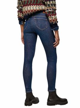 Pantalón Vaquero Pepe Jeans Zoe Azul Para Mujer