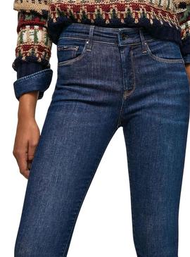 Pantalón Vaquero Pepe Jeans Zoe Azul Para Mujer