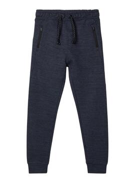 Pantalón de Chándal Name It Cremallera Marino Niño