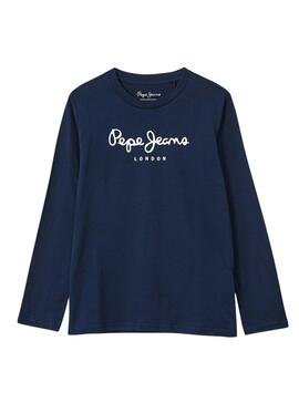 Camiseta Pepe Jeans New Herman Marina Hombre