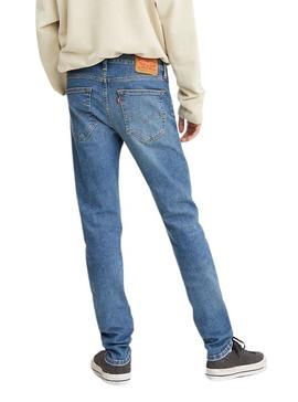 Pantalón Vaquero Levis Skinny Taper Azul Hombre