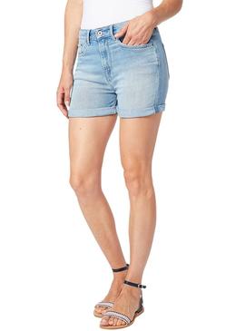 Short Pepe Jeans Mary Light Denim Mujer