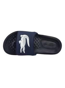 Chanclas Lacoste Dualiste Azul Marino para Hombre