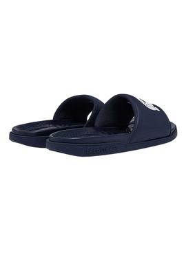 Chanclas Lacoste Dualiste Azul Marino para Hombre