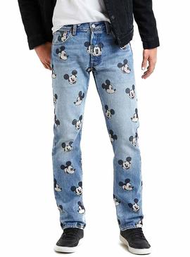 Pantalón Vaquero Levis 501 Mickey De Hombre