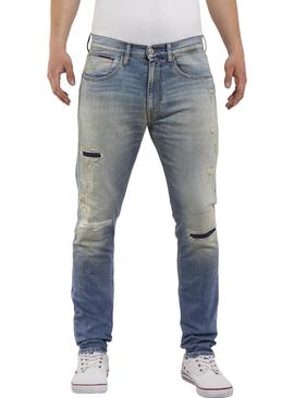 Pantalon Vaquero Tommy Jeans Modern Tapered Gris