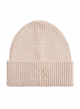 Gorro Calvin Klein Essential Beanie Rosa Mujer