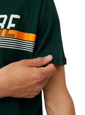 Camiseta Jack And Jones Iron Verde Para Hombre