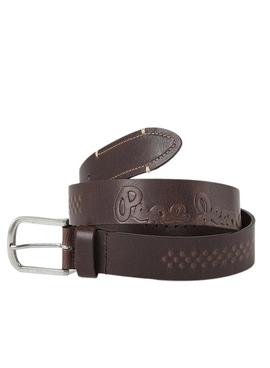 Cinturón Pepe Jeans George Marrón Para Hombre