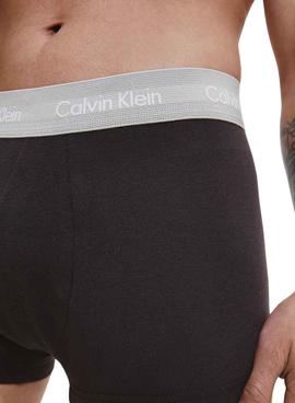 Pack Calzoncillos Calvin Klein Tiro Bajo Negros 