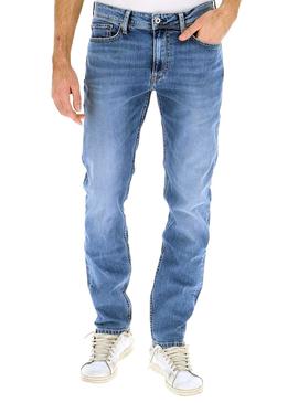 Pantalon Vaquero Pepe Jeans Luke Azul Hombre