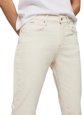 Pantalón Vaquero Pepe Jeans Mary Blanco Mujer