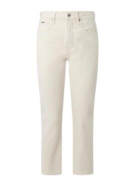 Pantalón Vaquero Pepe Jeans Mary Blanco Mujer