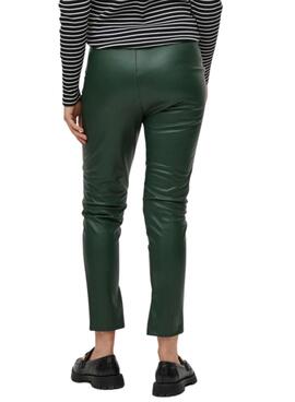 Pantalón Vila Dagmar Verde Para Mujer