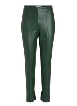 Pantalón Vila Dagmar Verde Para Mujer