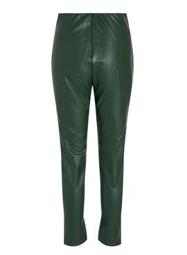 Pantalón Vila Dagmar Verde Para Mujer