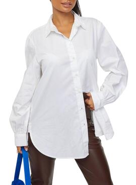 Camisa Only New Grace Blanca Para Mujer