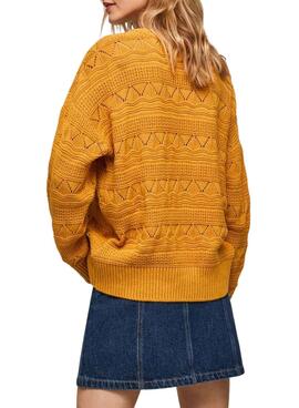 Jersey Pepe Jeans Bubby Amarillo Para Mujer