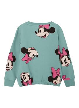 Sudadera Name It Minnie Turquesa Para Niña