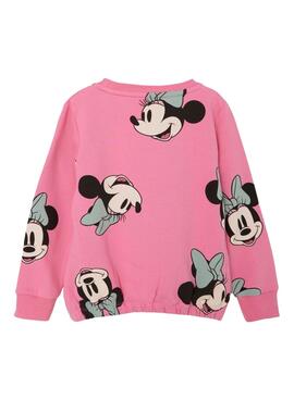 Sudadera Name IT Minnie Rosa Para Niña