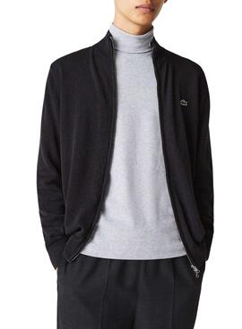 Chaqueta Lacoste Punto Basico Negro para Hombre