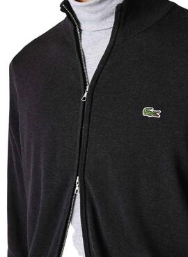 Chaqueta Lacoste Punto Basico Negro para Hombre