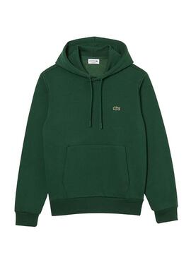 Sudadera Lacoste Basic Hood Verde para Hombre