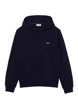 Sudadera Lacoste Basic Hood Marino para Hombre