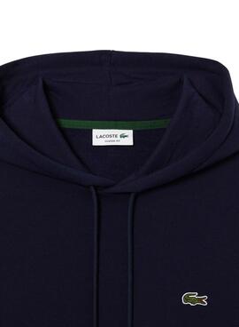 Sudadera Lacoste Basic Hood Marino para Hombre