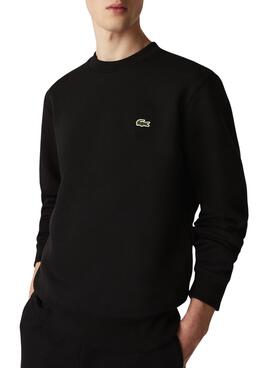 Sudadera Lacoste Basic Negro para Hombre