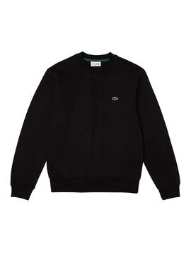 Sudadera Lacoste Basic Negro para Hombre