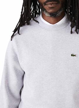 Sudadera Lacoste Basica Gris para Hombre