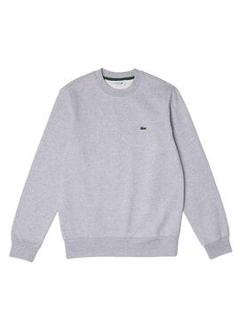 Sudadera Lacoste Basica Gris para Hombre