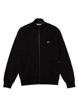 Sudadera Lacoste Cremallera Negro para Hombre