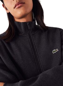 Sudadera Lacoste Cremallera Antracita para Hombre