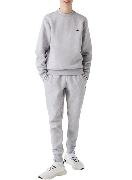Chandal lacoste top gris
