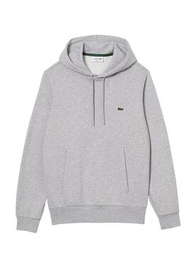 Sudadera Lacoste SH9623 Gris Para Hombre